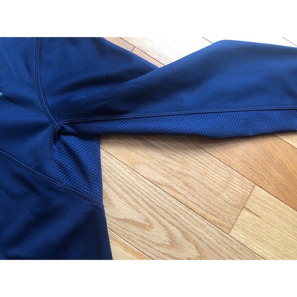 Nike Dri-Fit NCAA Georgetown Hoyas 1/4 Zip Pullover Size Medium Navy Blue - Picture 8 of 11